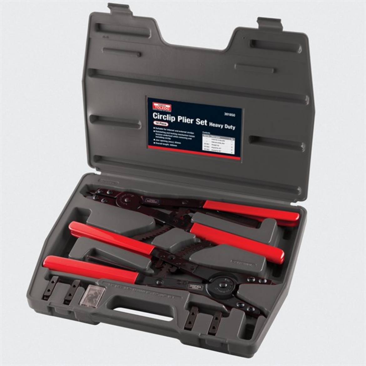 Picture of TOLEDO Circlip Plier Set, HD, 400mm, 14pc