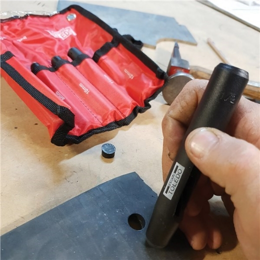 Picture of TOLEDO Hollow Wad Punch Set, 6 Pce, 5mm-12mm