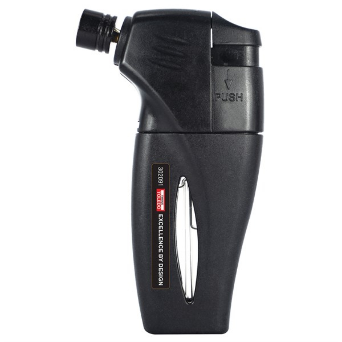Picture of TOLEDO Jet Lighter Torch Black, Micro Flame, Gas type - Butane