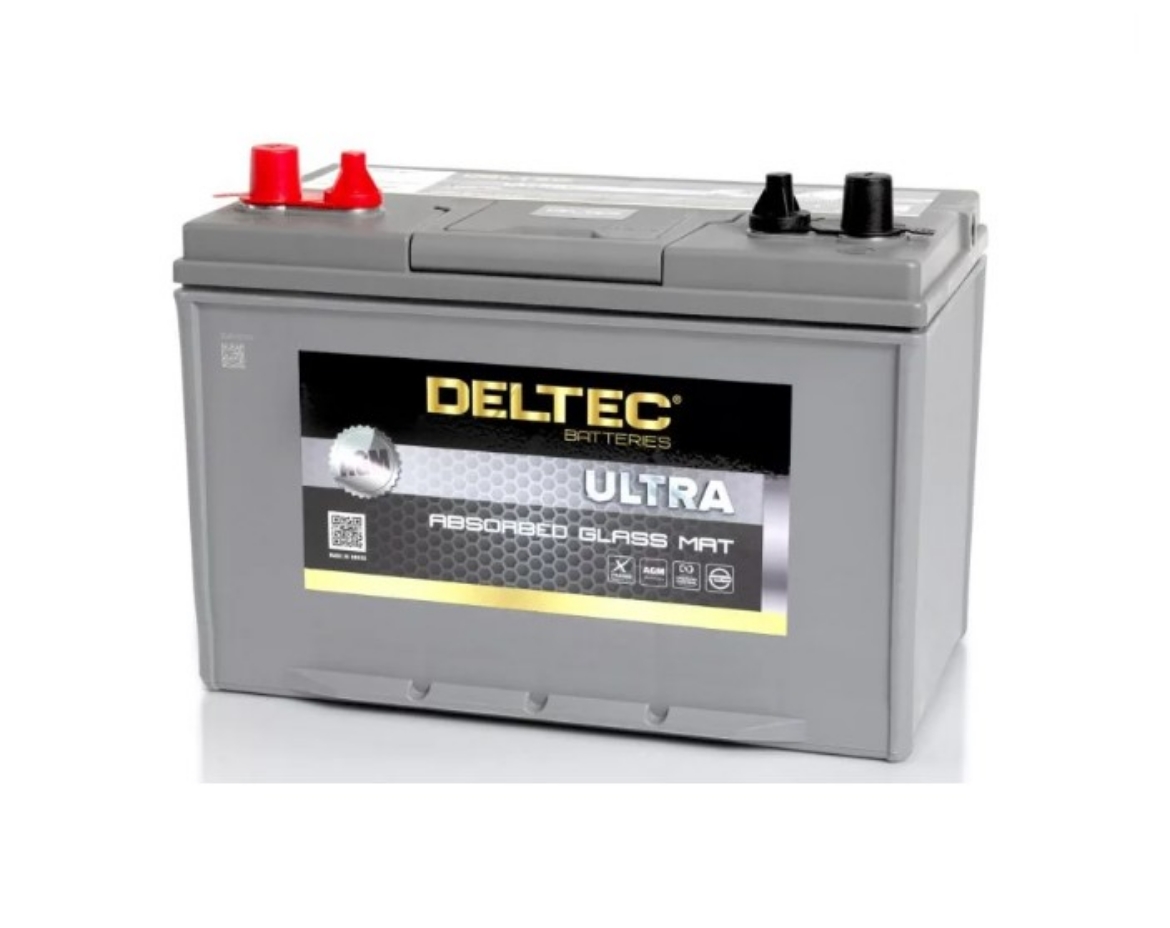 Picture of Deltec D27 12V 90Ah AGM Battery, Dual Post, Under Bonnet Rated S95D31 Size