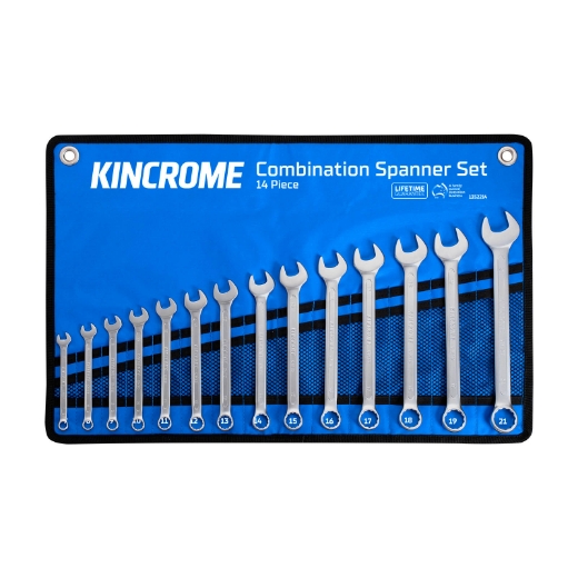 Picture of Combination Spanner Set 14 Piece - Metric - Sizes: 7, 8, 9, 10, 11, 12, 13, 14, 15, 16, 17, 18, 19, 21mm