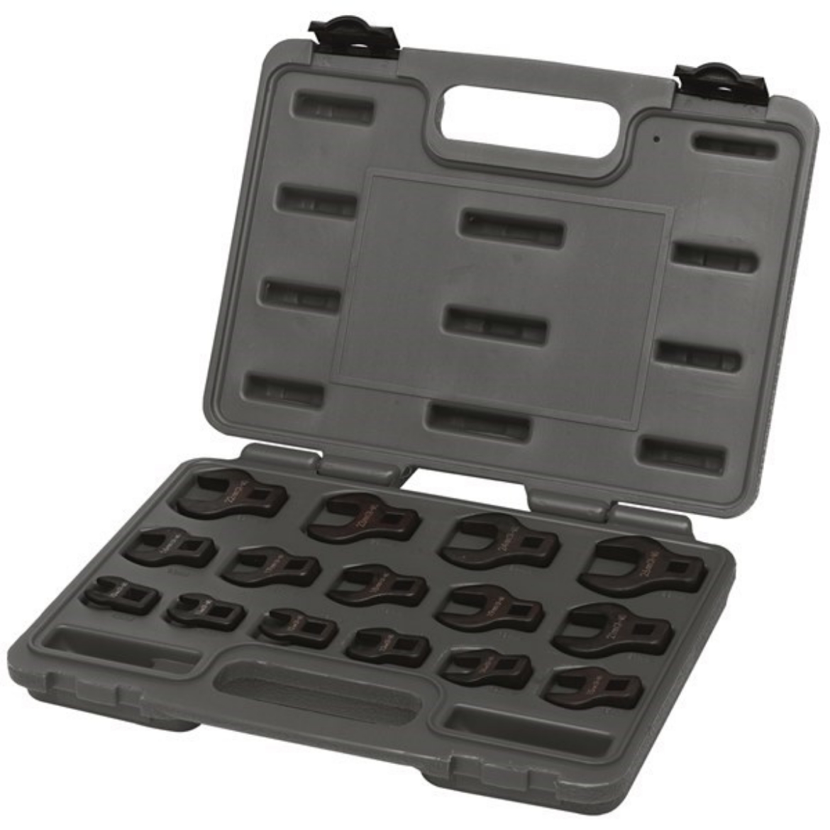 Picture of TOLEDO Crowfoot Metric Wrench Set, 15 Pce, 3/8" Drive, 10mm-26mm, Case