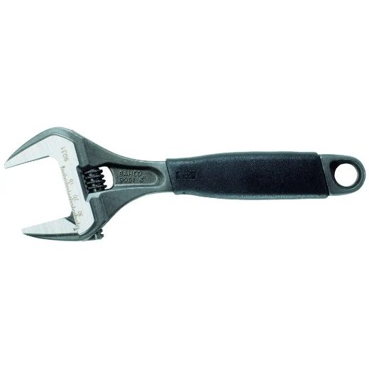 Picture of Adjustable Wrench, 200mm (8"), Extra Wide Jaw Opening 38mm, Bahco