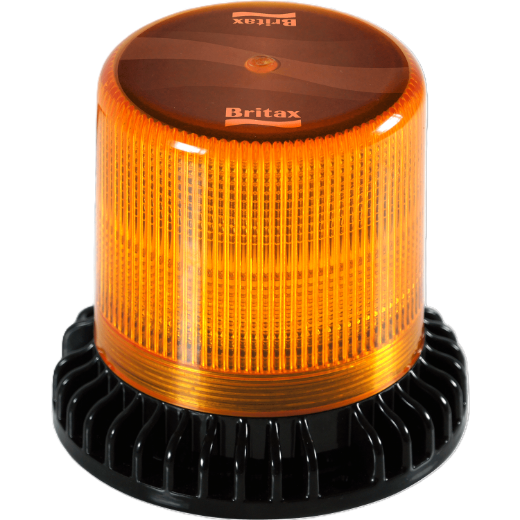 Picture of LED Beacon Amber 10-30V 3 Bolt Mount Amber Lens H132mm x D132mm  ECCO