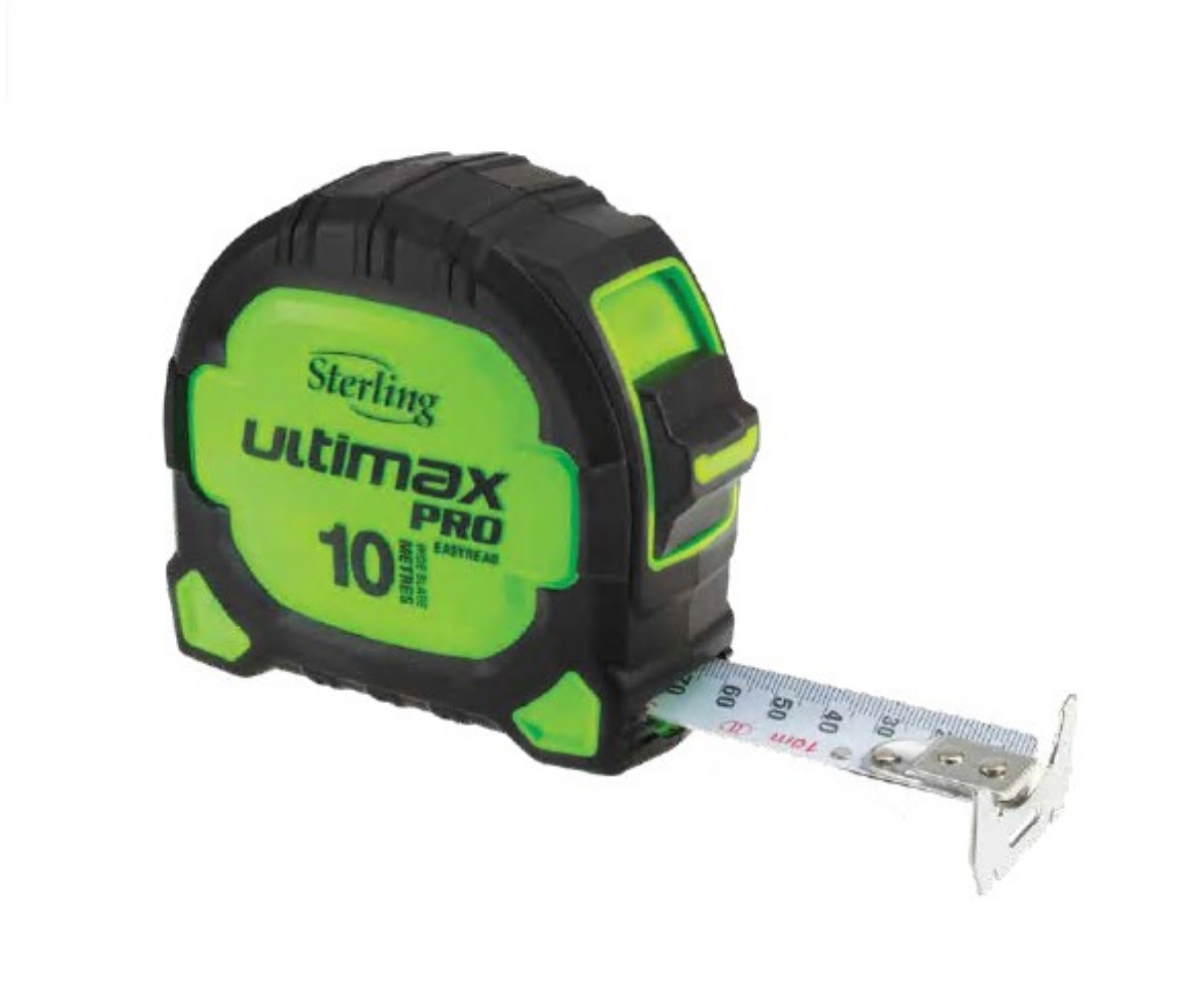 Picture of Tape Measure, Metric, 10m x 27mm, Sterling Ultimax Pro Easyread