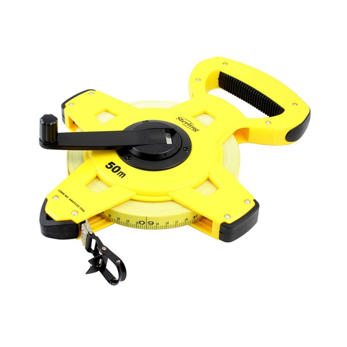 Picture of Tape Measure, Metric, 50m x 20mm, 3 Speed Winder, Fibreglass, Sterling