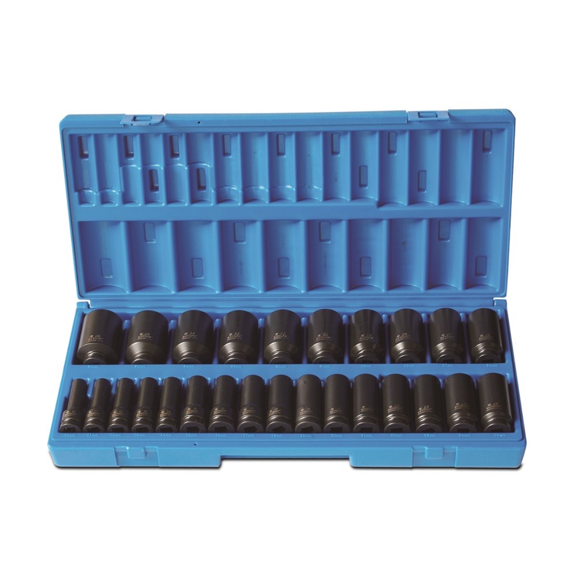 Picture of Socket Set, 1/2" Drive, Metric Deep Impact, 26 Pce, 10-36mm
