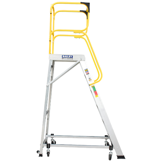 Picture of Order Picking Platform Ladder 6 150kg Ind, ON SPECIAL, RRP - $2945.45