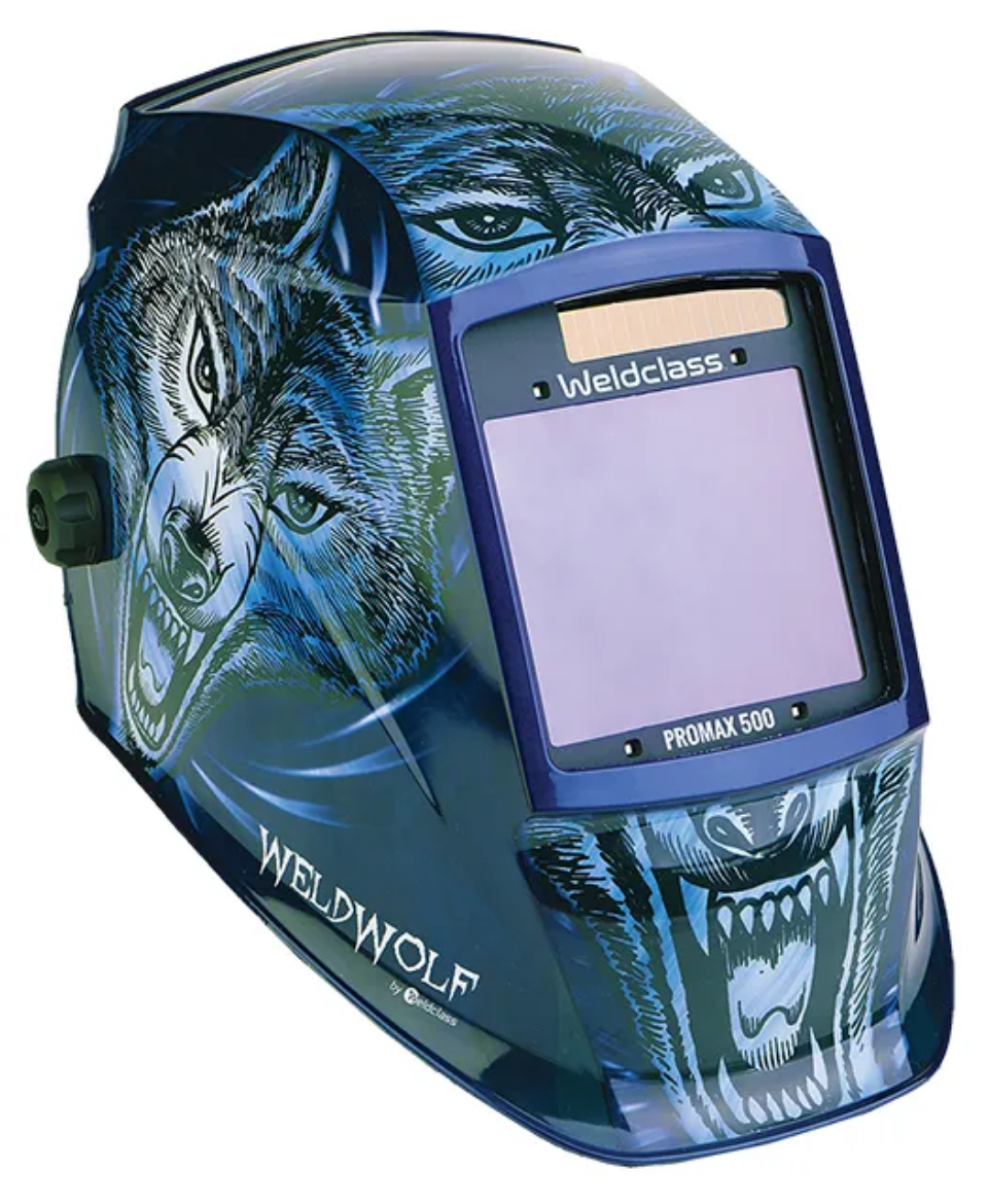 Picture of Welding Helmet, Promax 500, Weldwolf, *Standard warranty 2 Years, with extended 7 years warranty available if registered online after purchase*