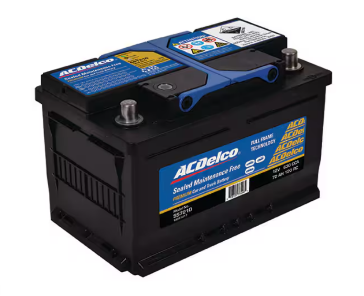 Picture of Battery, ACDelco, Maintenance Free, 630 CCA (SMF), Suits Manual Ranger/BT50, Higher CCA Version of S56318