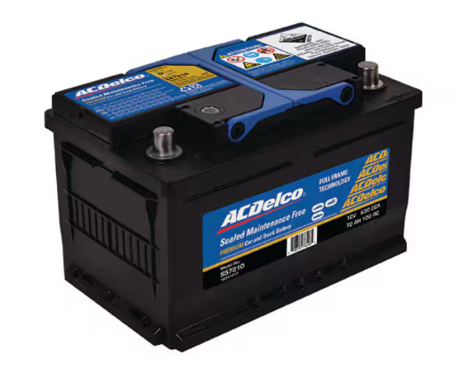 Picture of Battery, ACDelco, Maintenance Free, 630 CCA (SMF), Suits Manual Ranger/BT50, Higher CCA Version of S56318