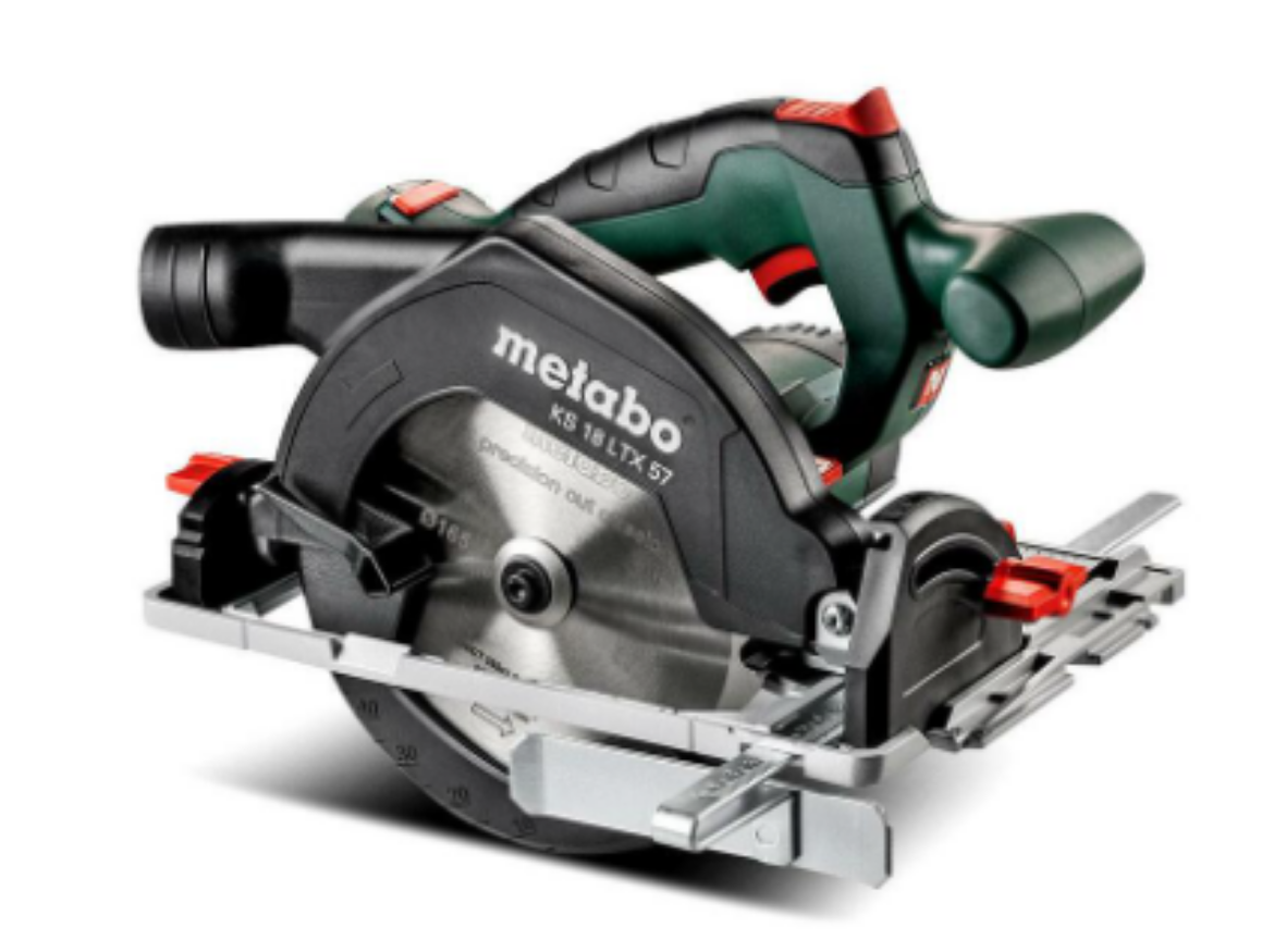 Picture of METABO 18 V Ø165 mm Circular Saw 4600 rpm, 57 mm Cut Depth - SKIN ONLY KS 18 LTX 57