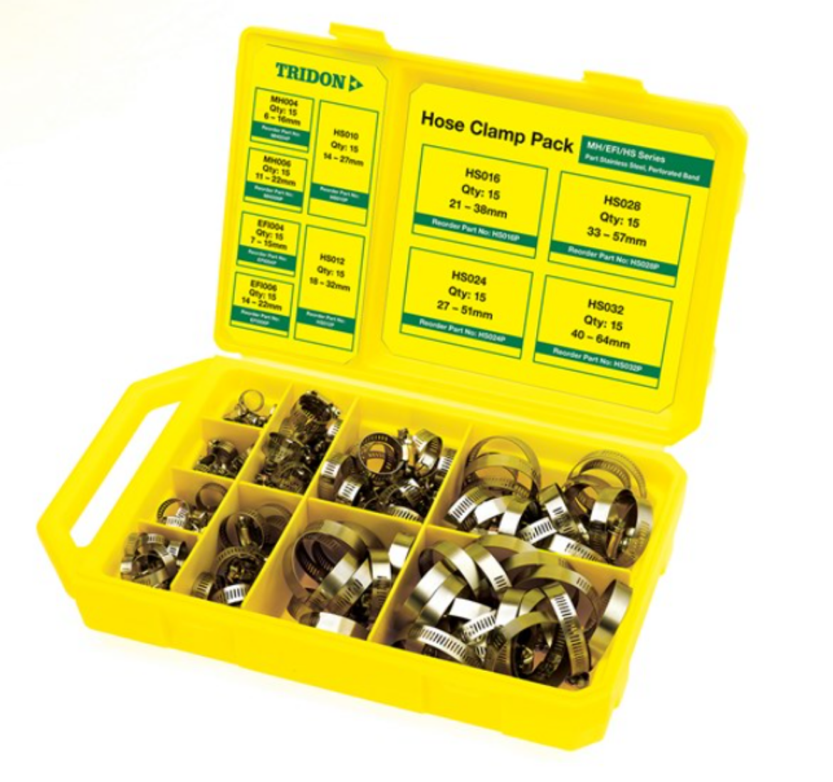 Picture of TRIDON Worm Drive Clamp Pack, Workshop, 150pc
