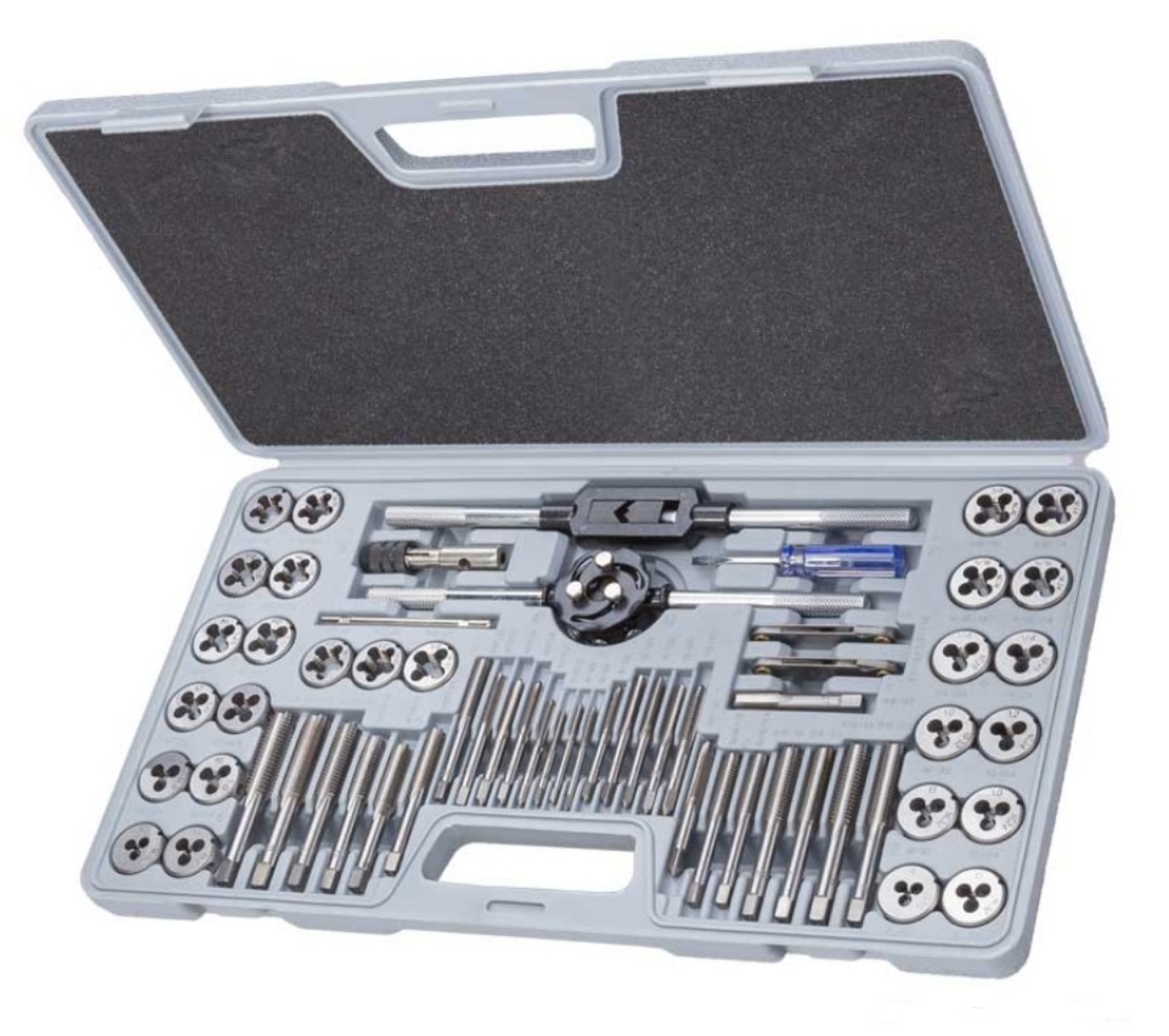 Picture of 60 Piece Metric/SAE Tungsten Steel Tap & Die Set