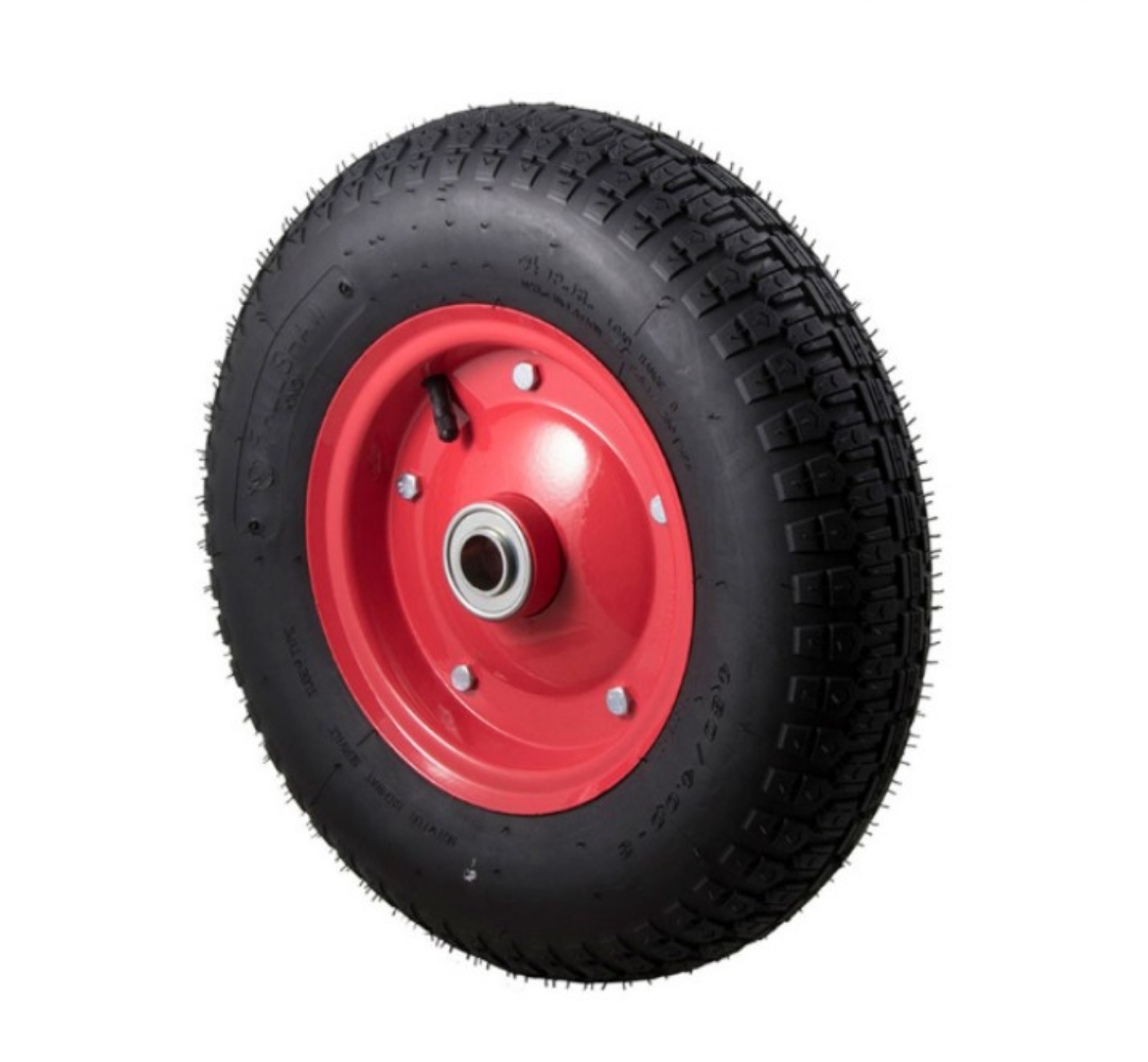 Picture of Wheel, Pneumatic, 400X8, Steel Rim, 1" Bore, 220kg rated
