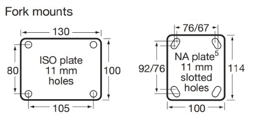 Picture of O Series Castor, 150mm x 40mm PU on Nylon Wheel, Swivel with Brake, 450kg rated