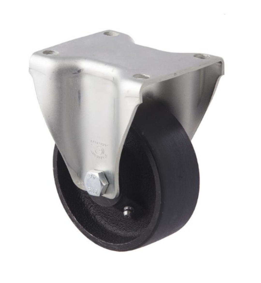 Picture of J Series Castor, 100mm x 38mm Cast Iron Wheel, Fixed, 230kg rated