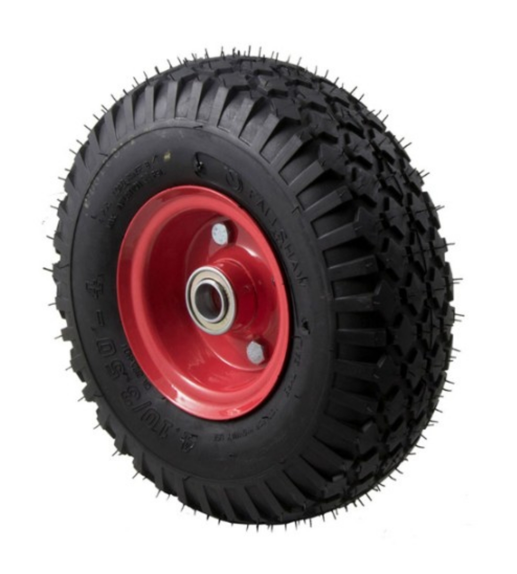 Picture of Wheel, Puncture Proof 350X4 Tyre, Steel Split Rim, 20mm Bore, 100kg rated
