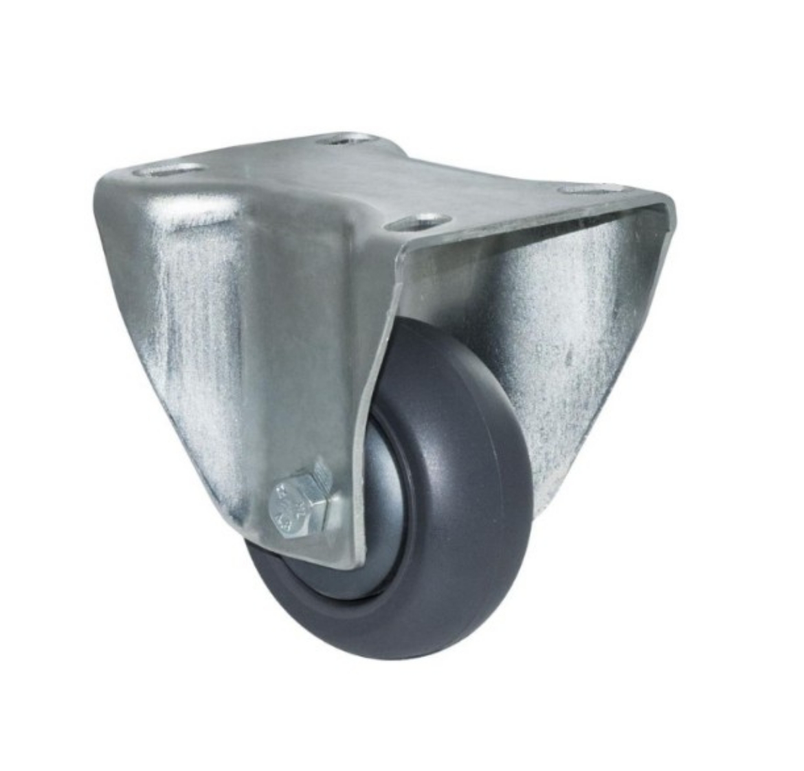 Picture of M Series Castor, 75mm x 32mm PU on Nylon Wheel, Fixed, 100kg rated