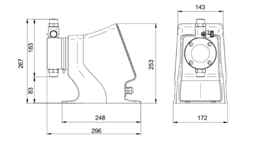 Picture of DOSmart Electric AC Advanced Control Series Dosing Pump 24L/H 5kPa