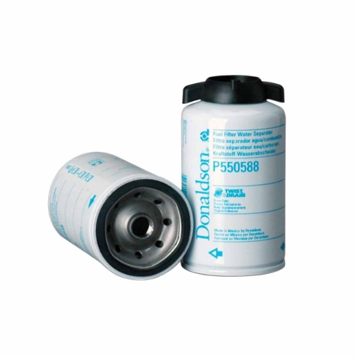 Picture of Filter Kit, Fuel, Low Flow, Donaldson (Head P560382 1/4"NPT, 2 x Filter P550588, Bowl P569758, 2 x Adapt P506053, 1 x Adapt P506054)