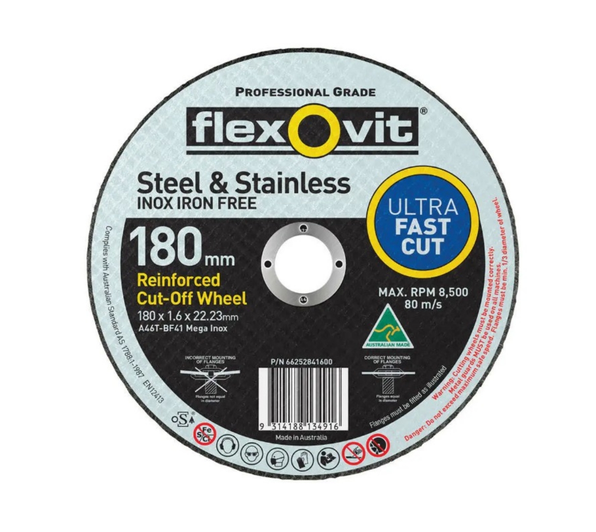 Picture of Cutting Disc, 180 x 1.6 x 22.23mm A46T-BF41 MEGA INOX ULTRA THIN