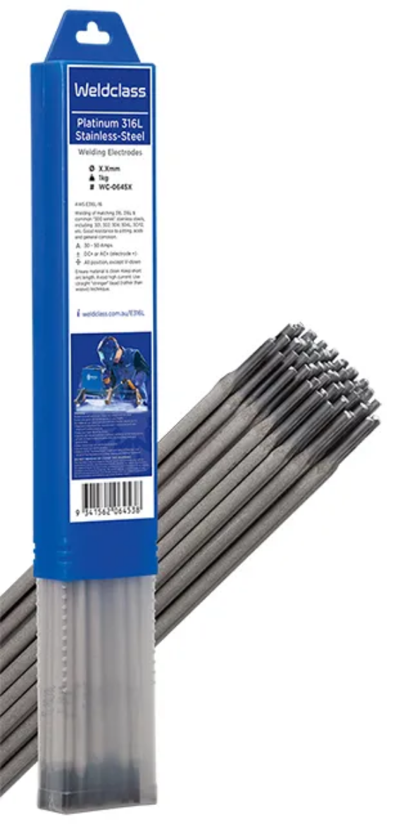 Picture of Stick Electrodes Stainless-Steel PLATINUM 316L 2.6mm 1kg Weldclass
