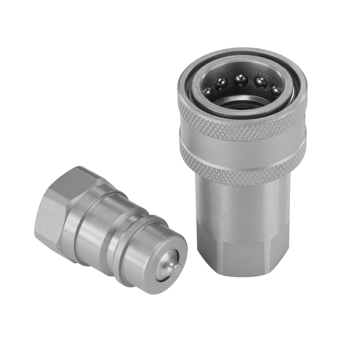 Picture of Push to Connect 1/2" Ag Coupling Set,  Series IA conforms to the standard of ISO 7241-1 Series A (contains 6100201504 & 6100201505)
ON SPECIAL WHILE STOCKS LAST, RRP $50 INC GST