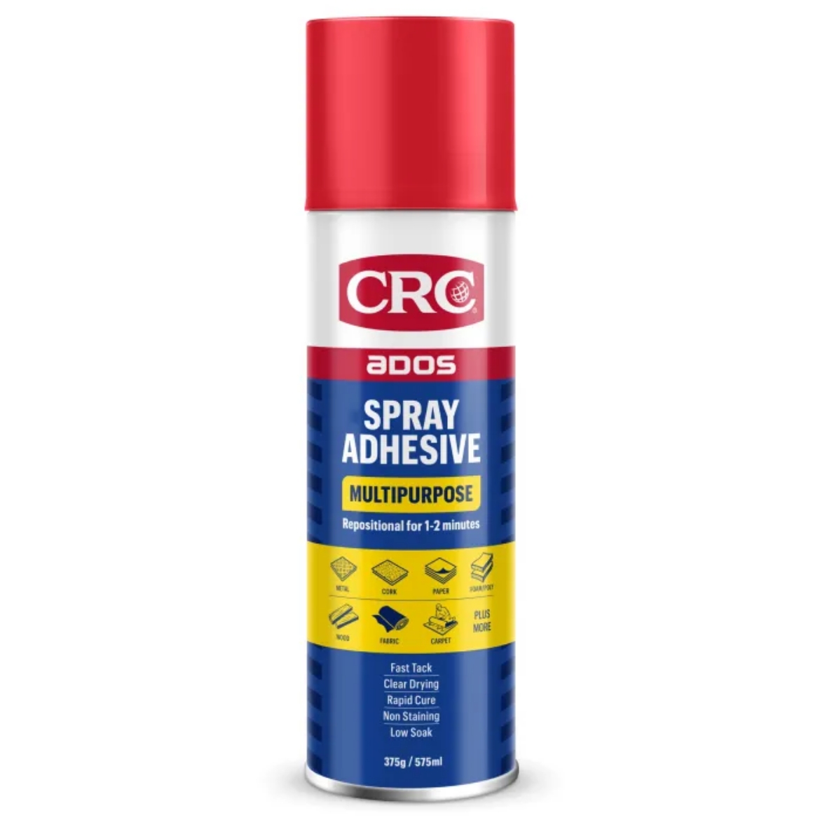 Picture of CRC ADOS Multipurpose Spray Adhesive, 575ml Aerosol
