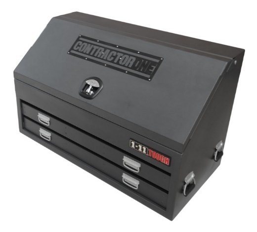 Picture of Steel Truck Box, 2 Drawer with WT Lock, Charcoal ( 1210mm Wide ) 1210 x 600 x 750