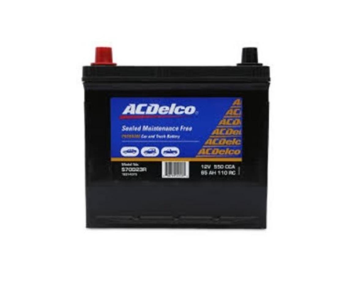 Picture of Battery, ACDelco, Maintenance Free (SMF), (S70D23R is 550cca/S55D23R is 500cca)