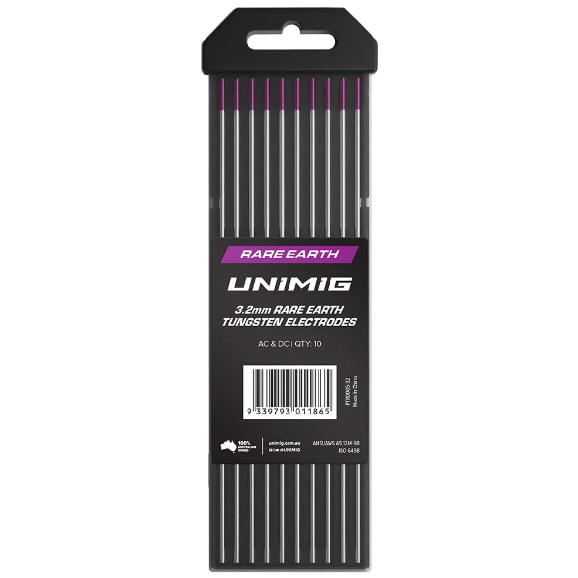 Picture of RARE EARTH TUNGSTEN PURPLE 3.2MM QTY 10