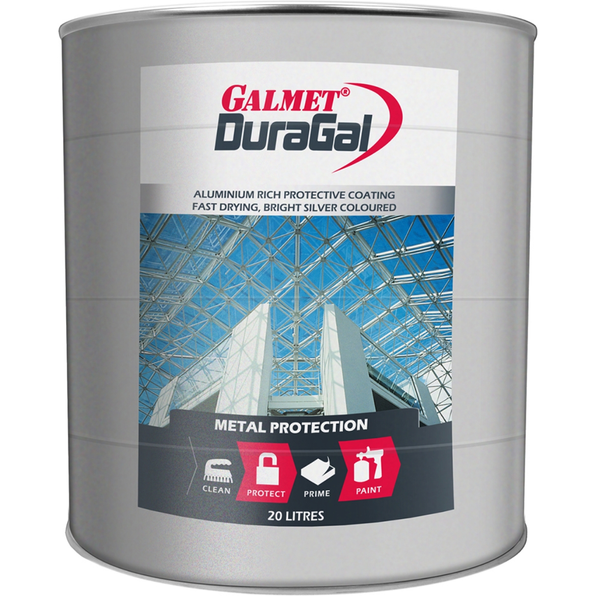 Picture of GALMET DURAGAL BRIGHT SILVER 20L