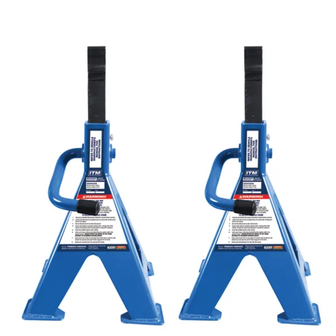 Picture of RATCHET JACK AXLE  STANDS 8,000KG PAIR, MAX HEIGHT 715MM