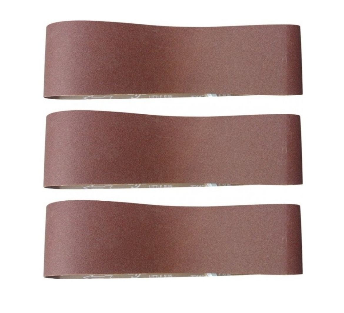 Picture of Linishing Belt, 1220 x 150mm (48" x 6"), Aluminium Oxide, 100 Grit, Pkt.3