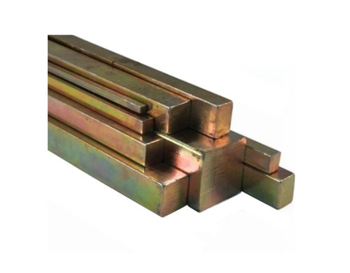 Picture of Key Steel 8mm Square Zinc Plated 12 Inch Long