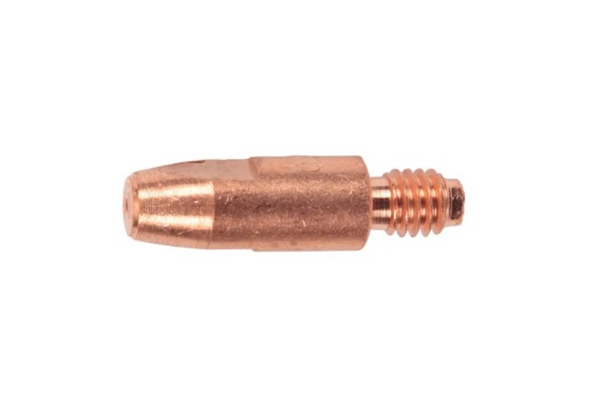 Picture of BINZEL STYLE CONTACT TIPS, ALUMINIUM M6 x 1.0mm Suit Torch SB24/SB25/SB36, Pkt.10