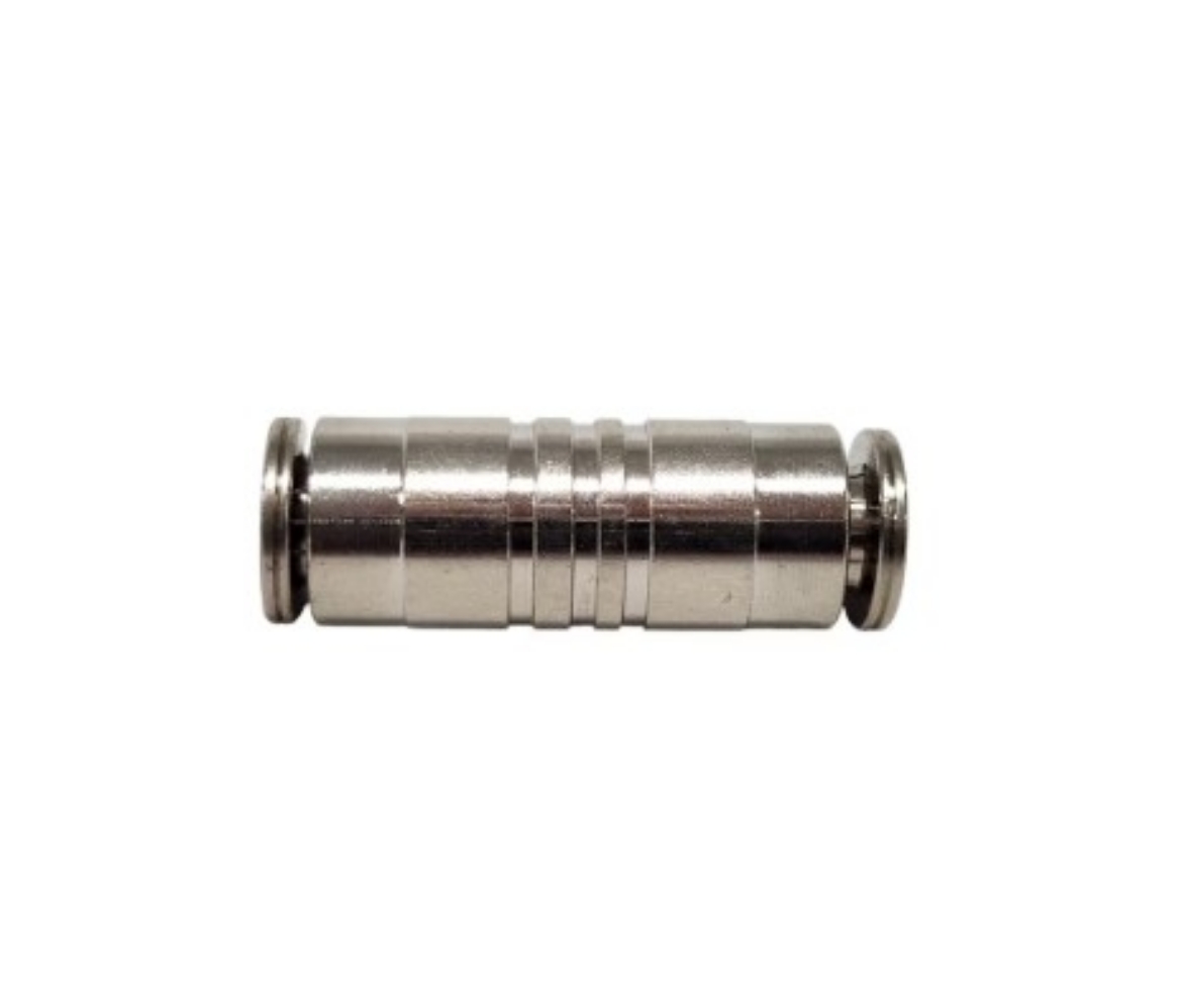 Picture of JOINER, Straight, Push Fit 6mm Nylon Tube - *PLEASE NOTE CHANGE* THIS REINFORCED/SMOOTH COLLAR FITTING NOW HAS A GROOVED COLLAR, SKF STAMPED & IS NOW SUITABLE FOR USE WITH BOTH 6MM STEEL,
TAIL/STUD & 6MM PLASTIC TUBE