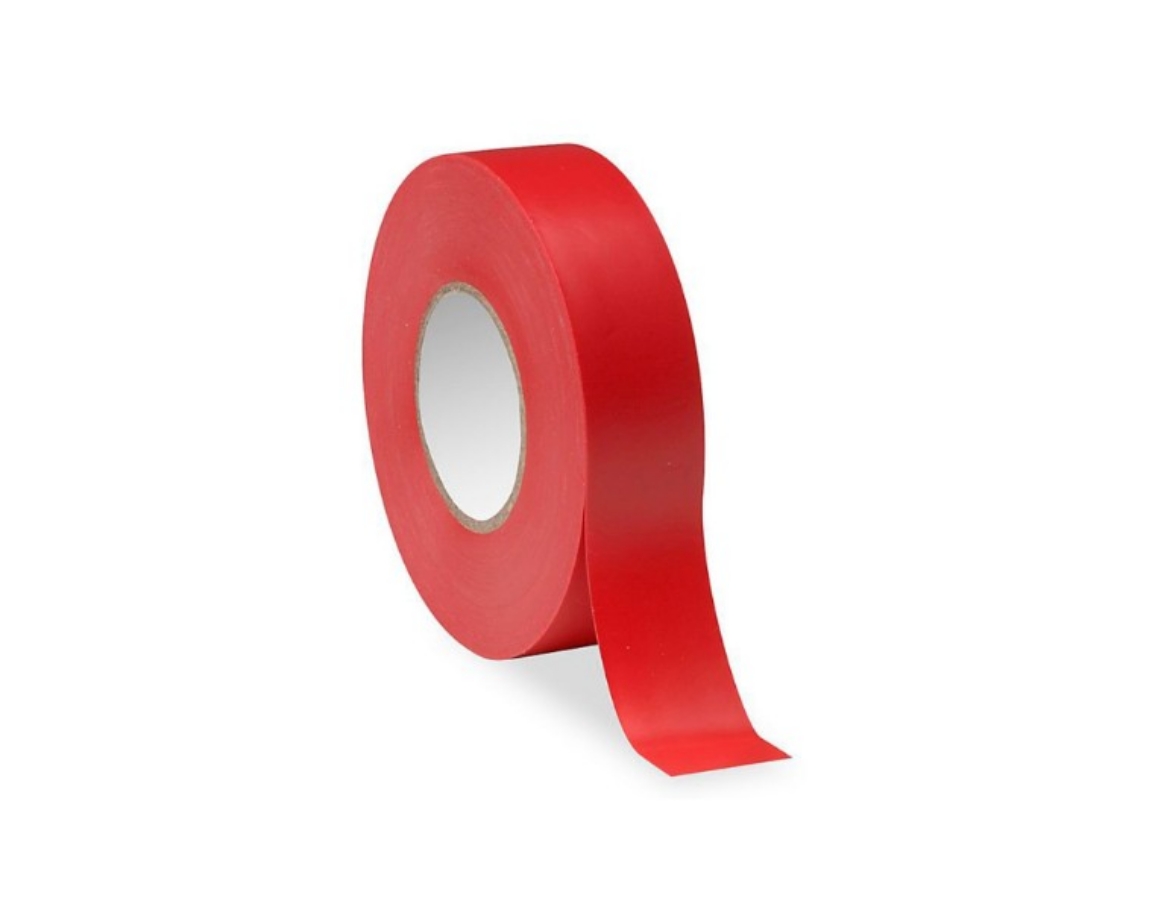 Picture of Electrical Tape, PVC, Red, 18mm x 20m