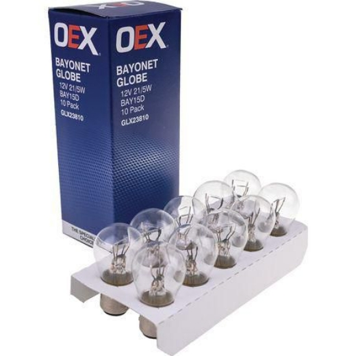 Picture of OEX 12V Bayonet Globe Standard BAY15d 21/5W P21/5W - Pkt.10