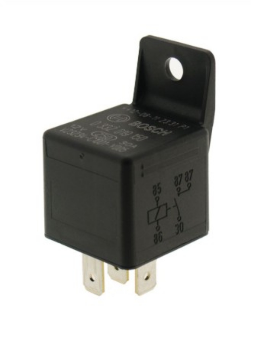Picture of Relay Mini 12V 30A 5 Pin NO Contacts (R5-1240R/0986332300)