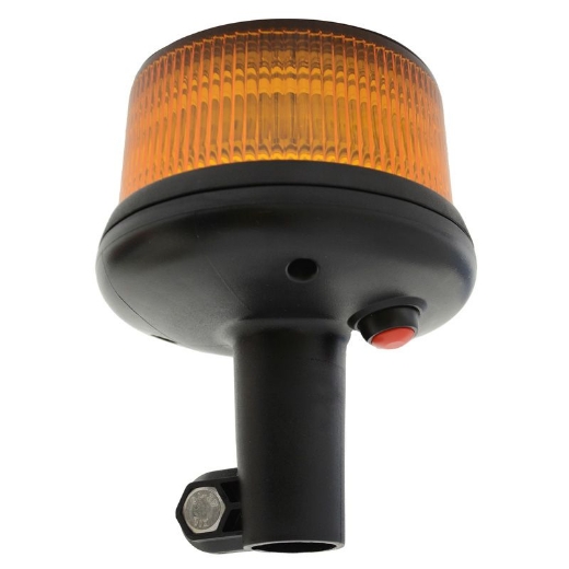 Picture of LED Beacon Amber Pole Mount 10-30V 11 Flash Patterns Class 1 IP67K