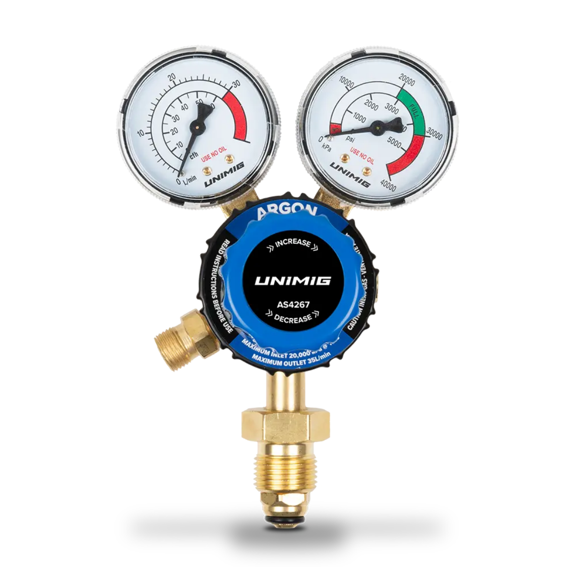 Picture of Regulator, Argon, 18 Month Warranty, UNIMIG