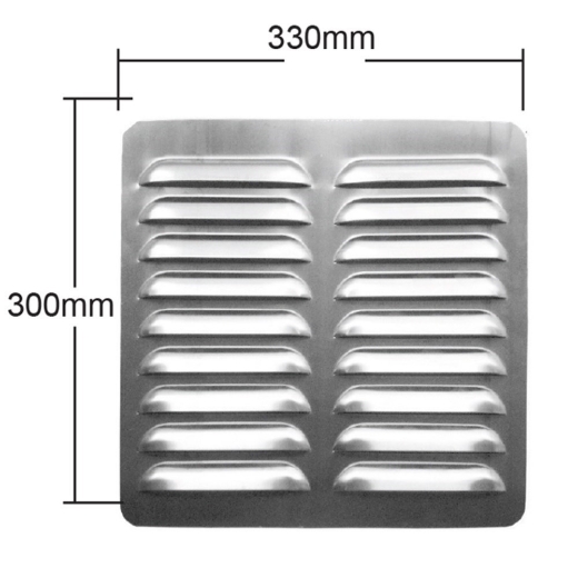 Picture of ALUMINIUM LOUVRE VENT 300MM X 300MM