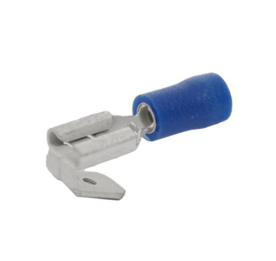 Picture of Crimp Terminal, Piggy Back, Male Female, Blue, 6.4 x 0.8mm, Pkt.100 (Alt. QKC34)