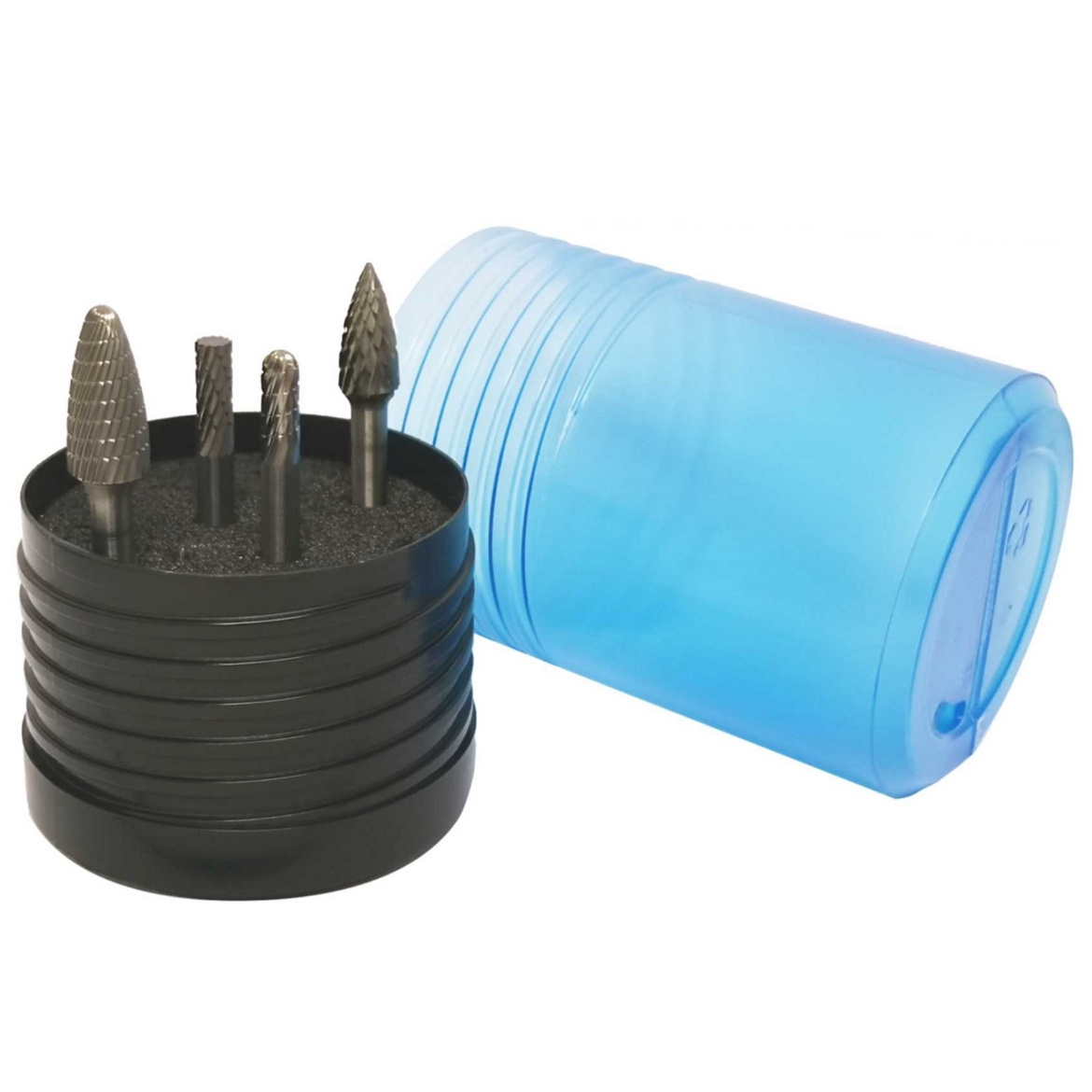 Picture of Burr Set, 1/4" MX-NCC, Tungsten Carbide, 4 Piece