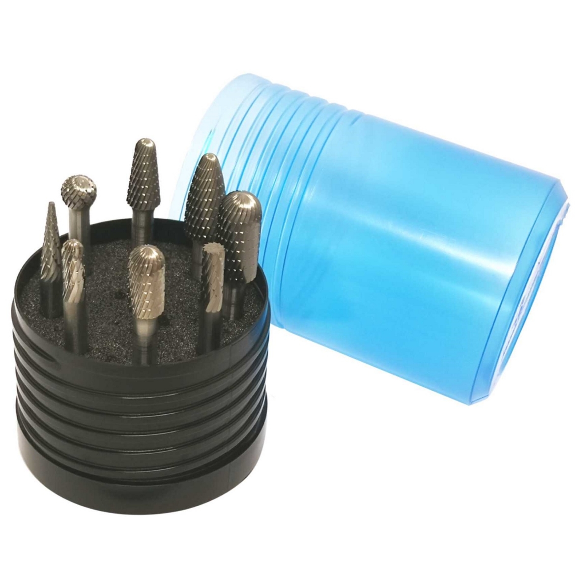 Picture of Burr Set, 1/4" MX-NCC, Tungsten Carbide, 8 Piece