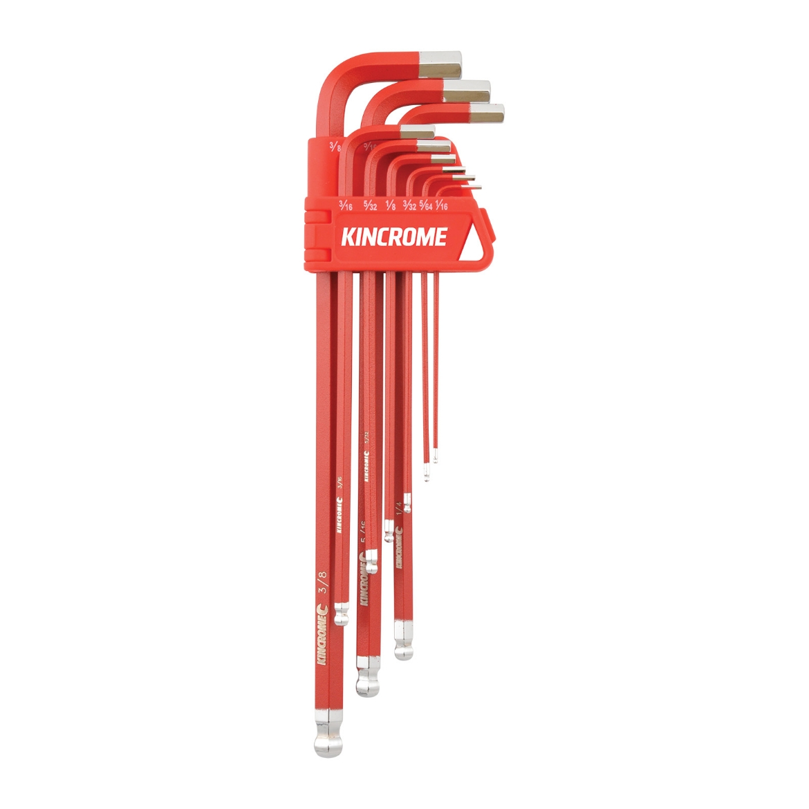 Picture of Ball Point Allen Key/Hex Key Set Long Series 9 Piece, Imperial