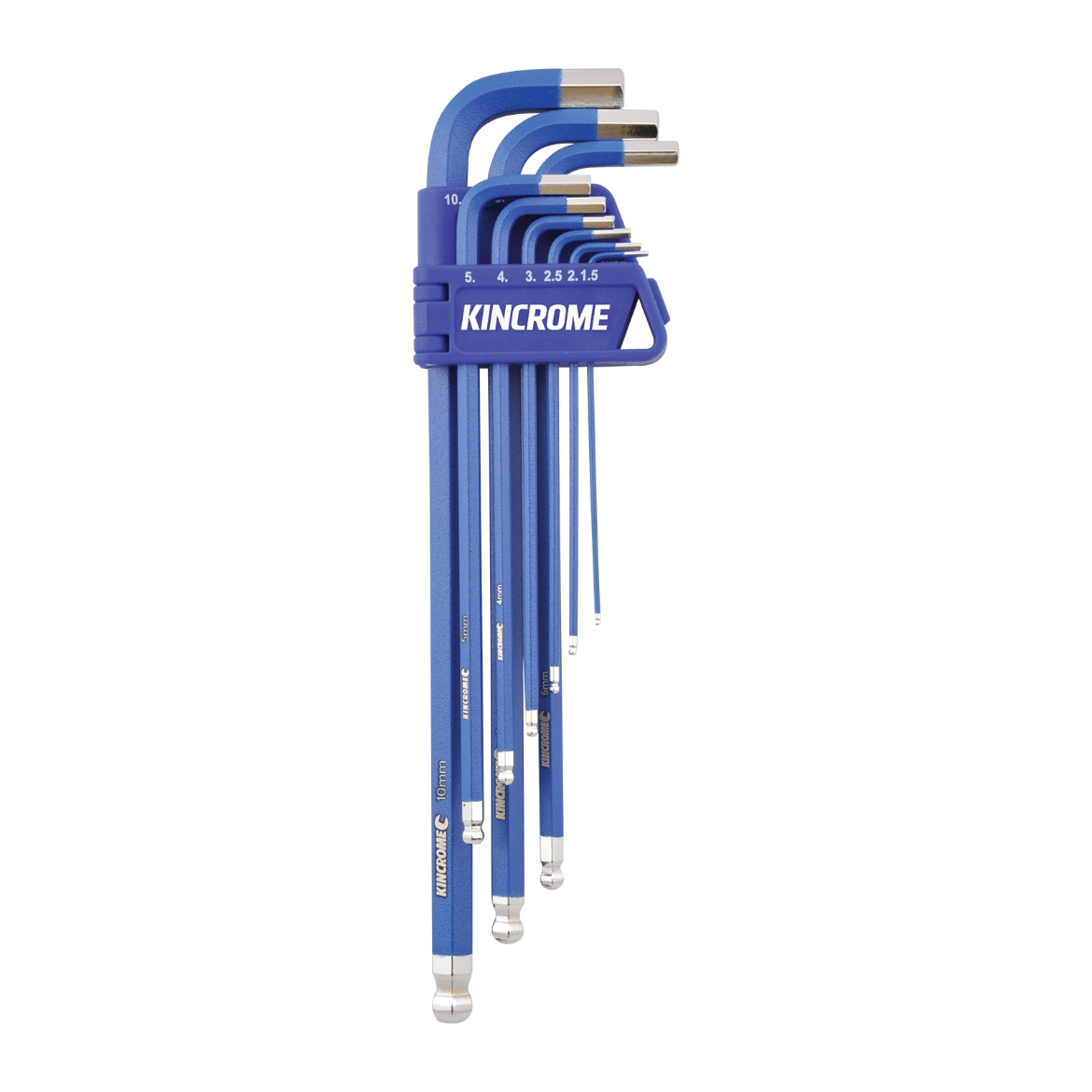 Picture of Ball Point Allen Key/Hex Key Set Long Series 9 Piece, 1.5mm-10mm