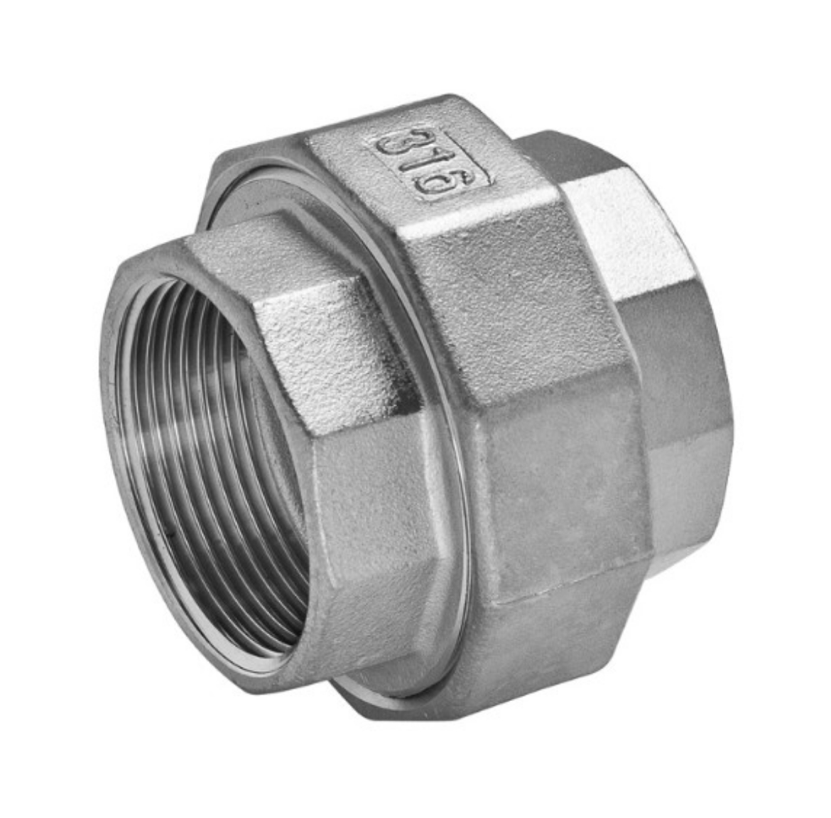 Picture of Barrel Union, Stainless 316, F/F, 1" BSP